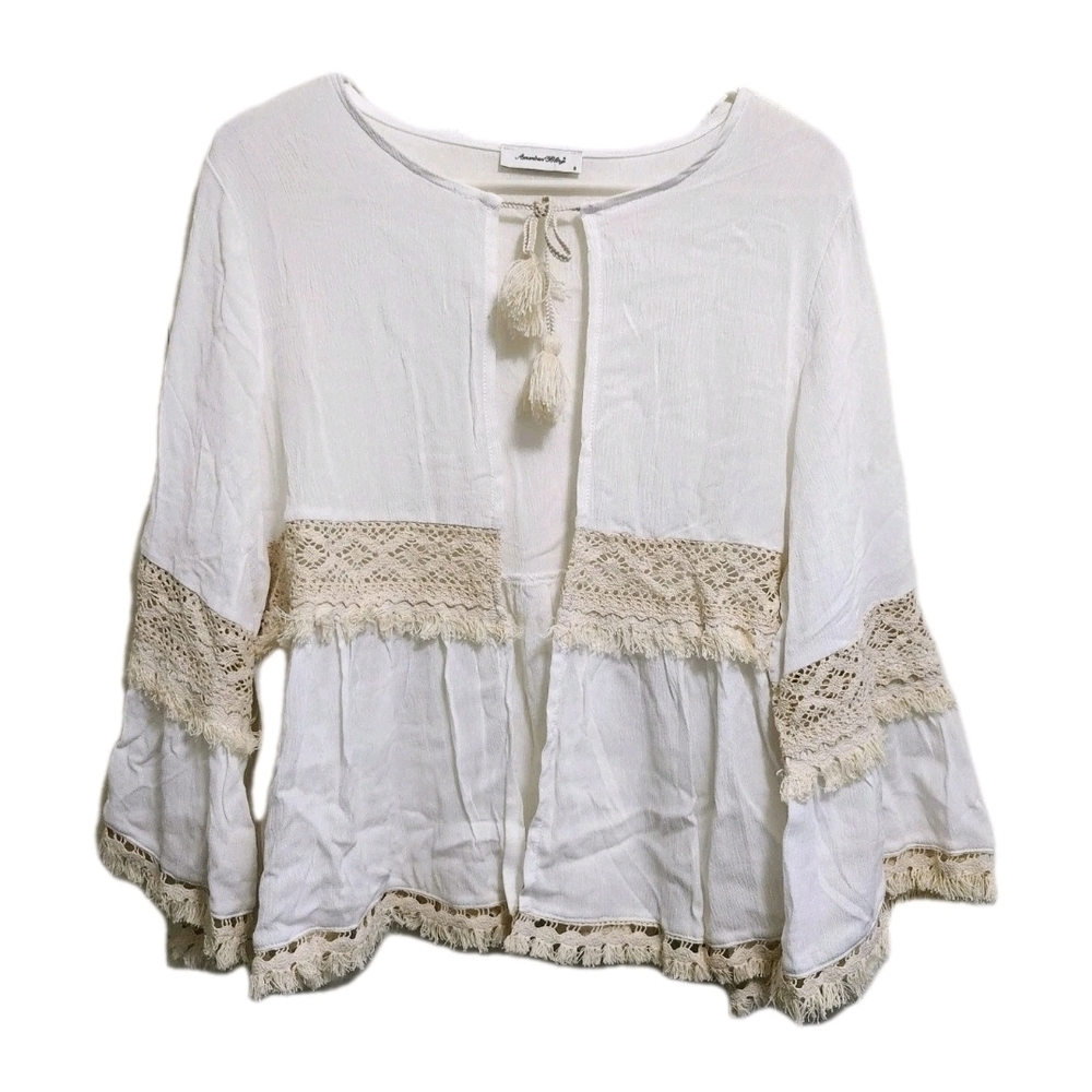 American Bling Bell Sleeve Cardigan - Small
